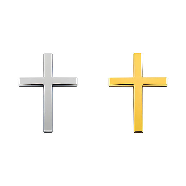 BowLift | ️ 3D Cross Metal Jesus Christ Cross Badge StickerCar Anti-Scratch Sticker