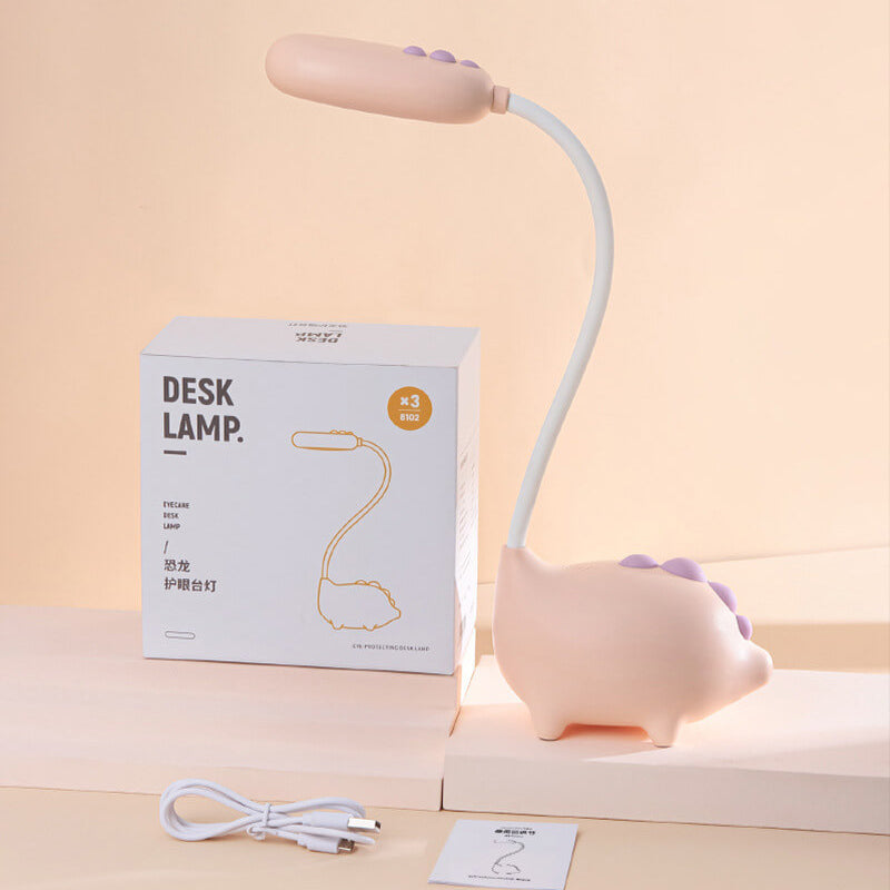 BowLift | Rechargeable LED Desk Lamp with Cartoon Dinosaur Eye Care