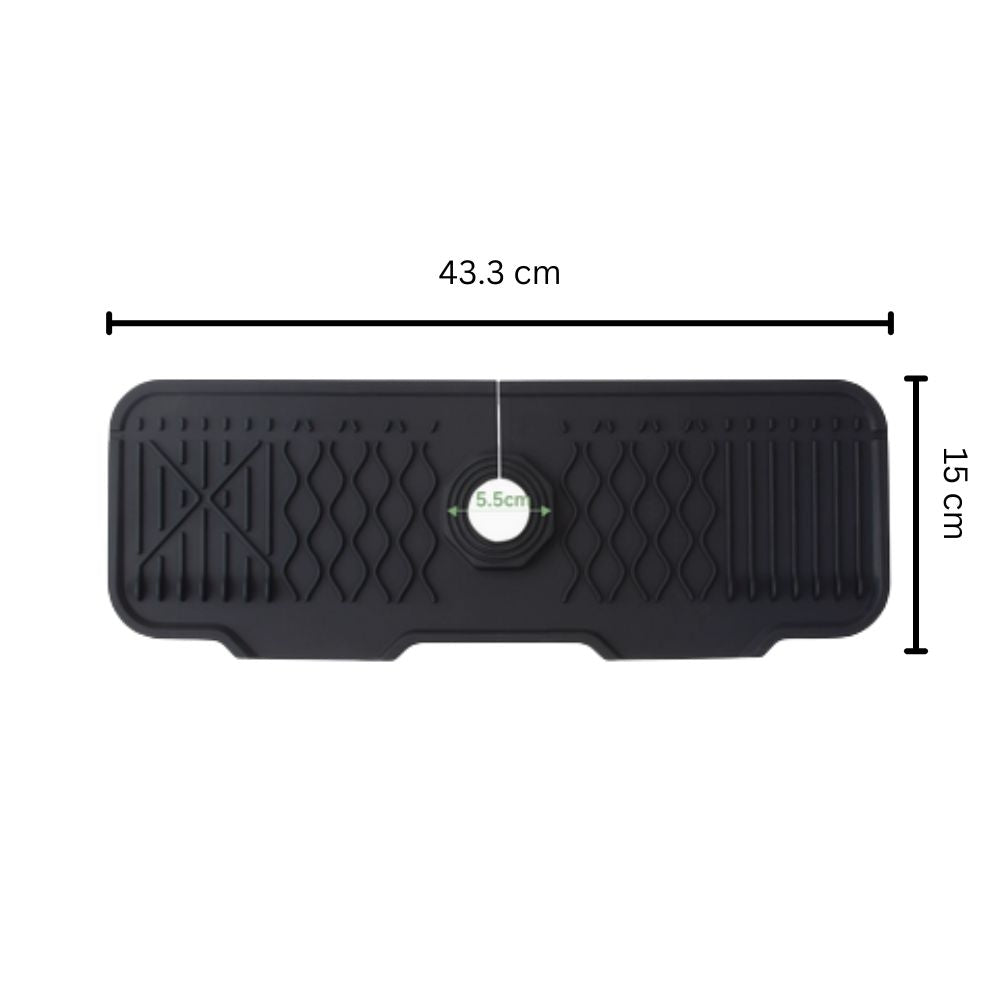 BowLift | Aqua Slope Rubber Faucet Sink Mat