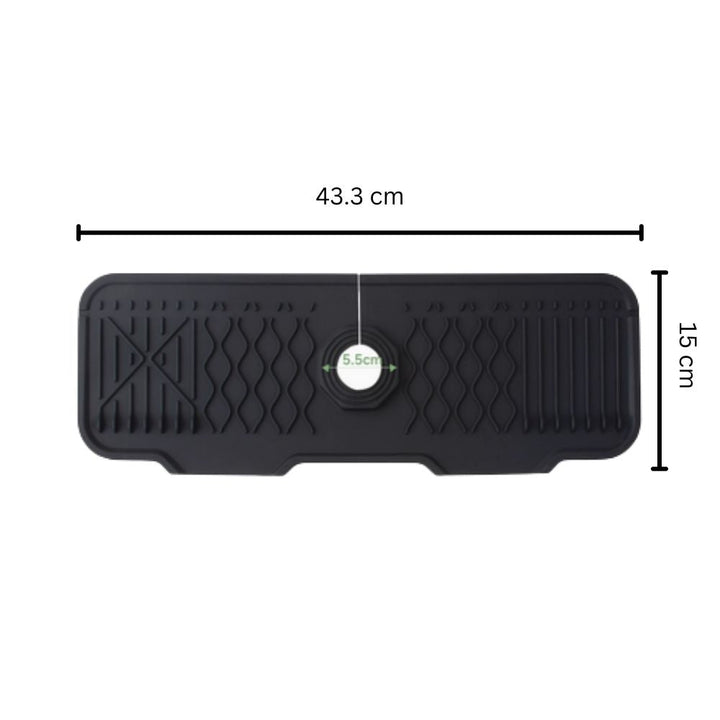 BowLift | Aqua Slope Rubber Faucet Sink Mat