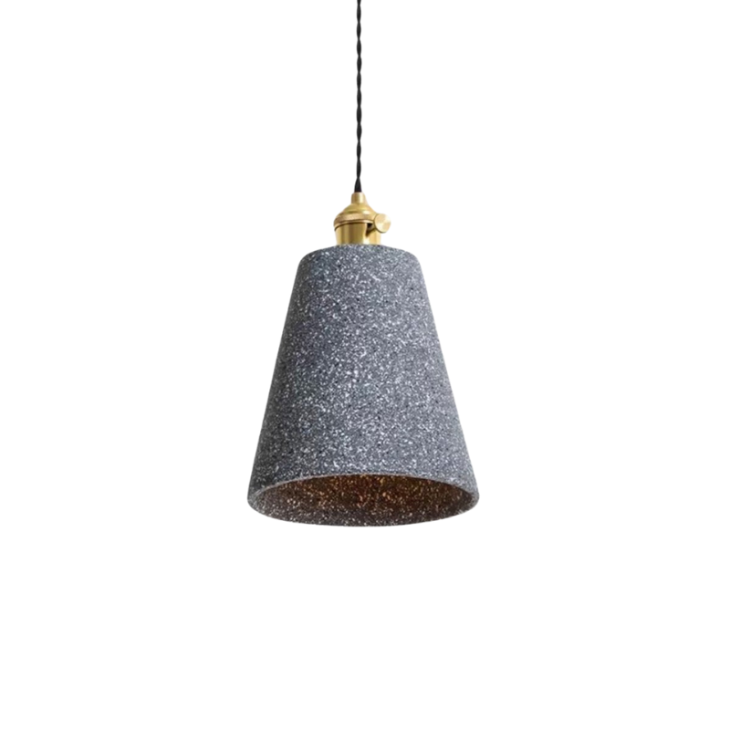 BowLift | UrbanLume – Modern Cement Hanging Lamp