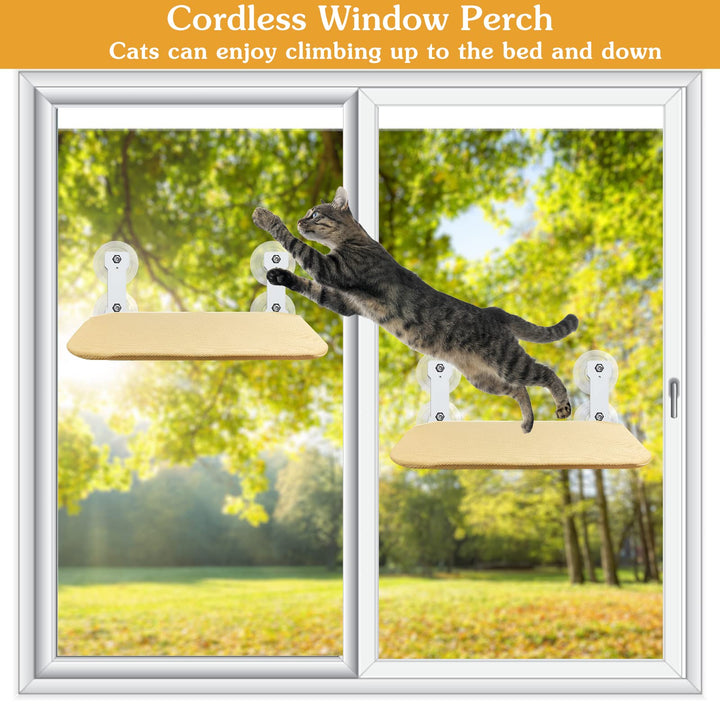 BowLift | Foldable Cat Hammock Suction Cup Cat Hammock
