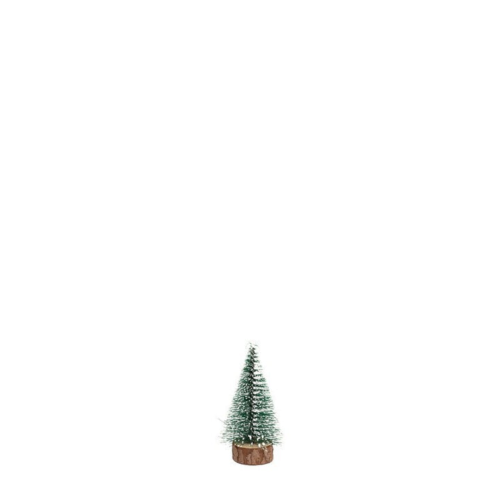 Mini Christmas tree with snow effect