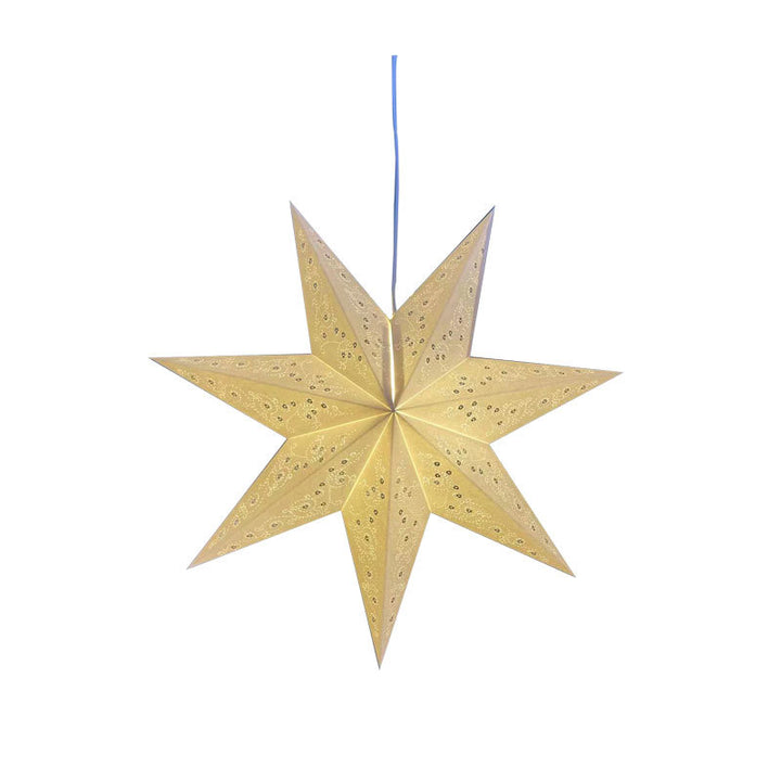 Seven-pointed paper star lampshade
