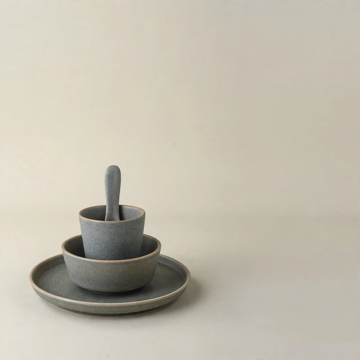 Porcelain Dinnerware Set with Gold Rim, Luxury Design