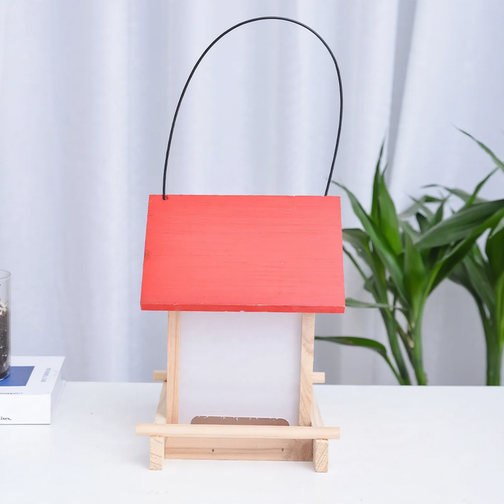 Hanging Bird Feeder Station made of Wood