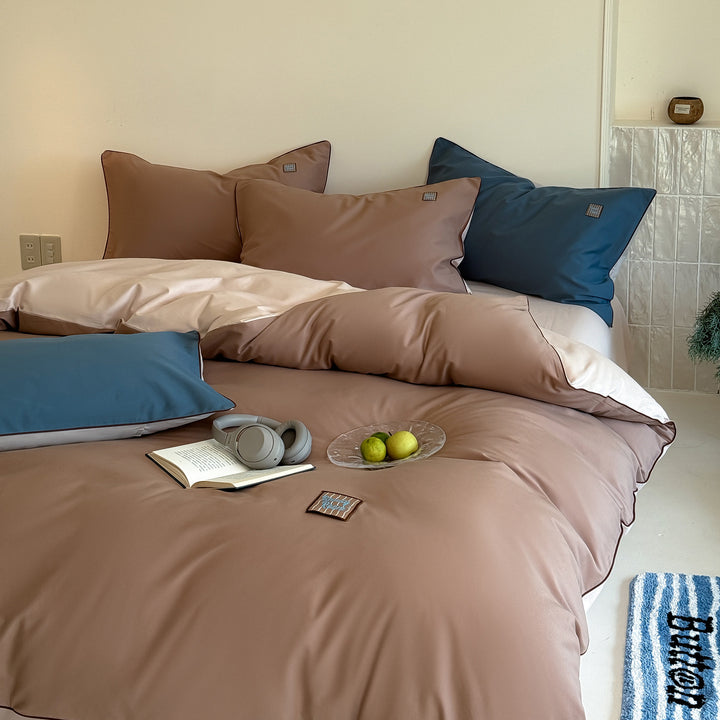 Winter bedding set made of long-staple camel hair, 100 cotton