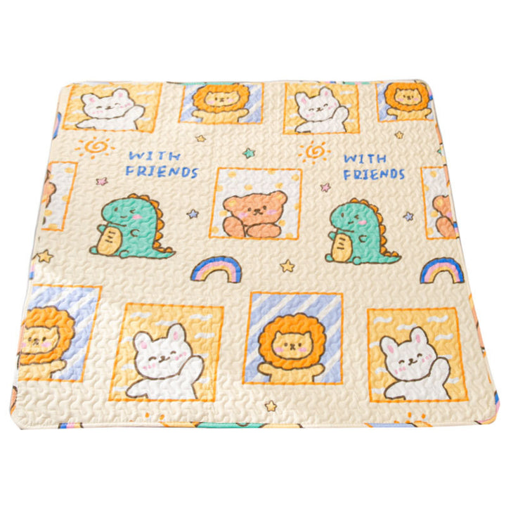 Non-slip pet mat made of cotton