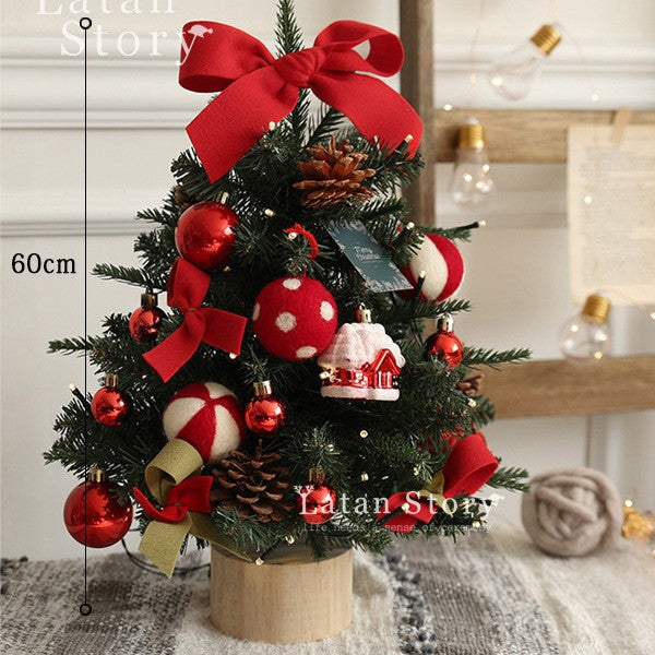 Decorative table Christmas tree figure