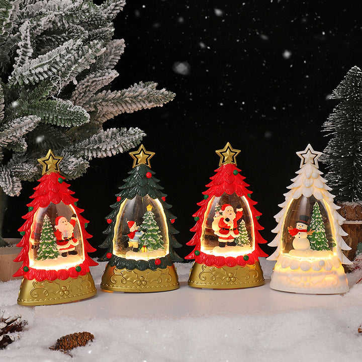 Decorative Christmas crystal light with light and music