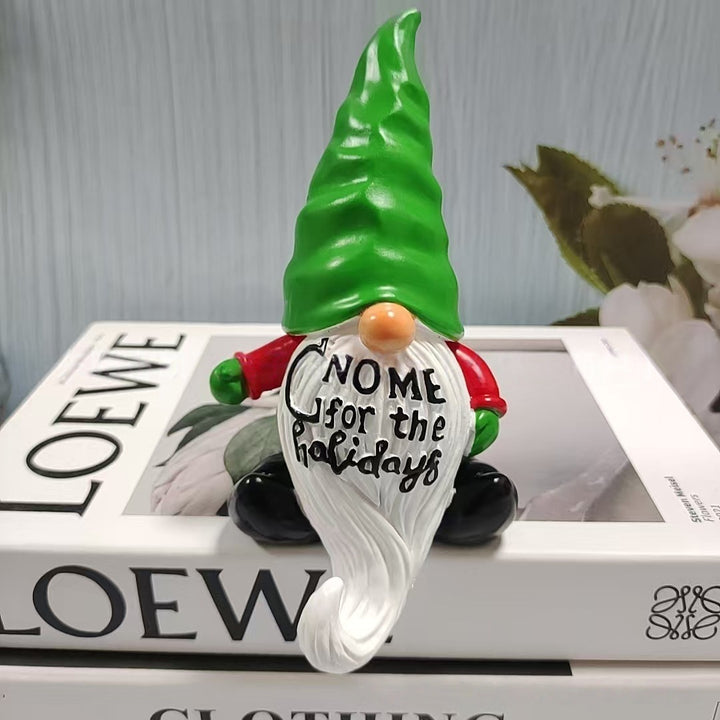 Decorative gnome figure made of resin