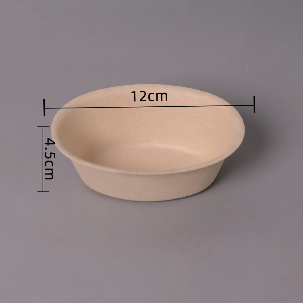 Disposable paper container, biodegradable