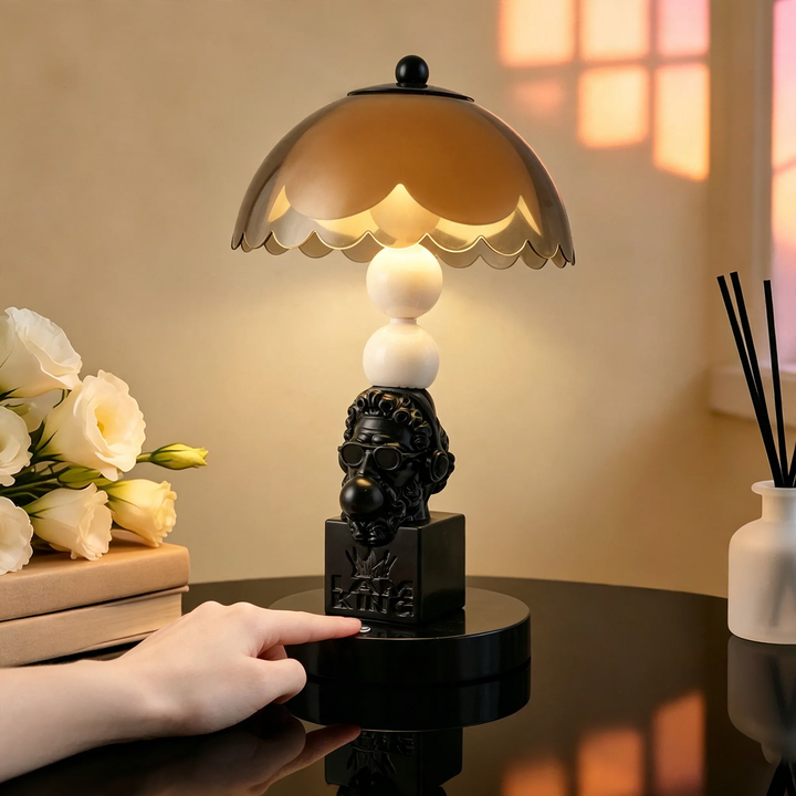 Bubble King Nightstand Lamp with 3 Brightness Levels