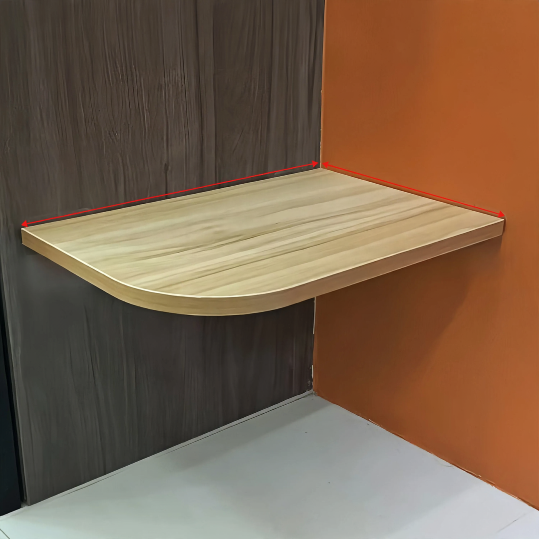 Corner shelf made of dense plywood, multi-layered