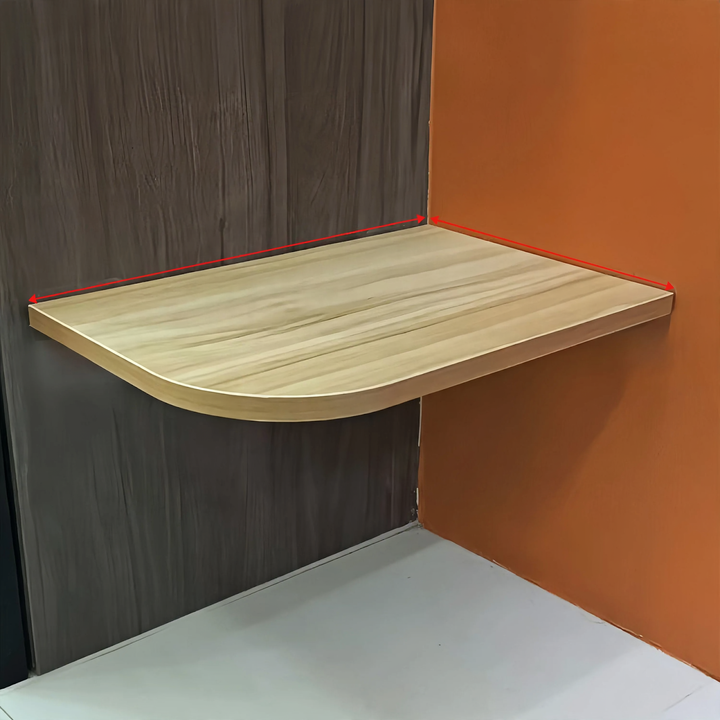 Corner shelf made of dense plywood, multi-layered