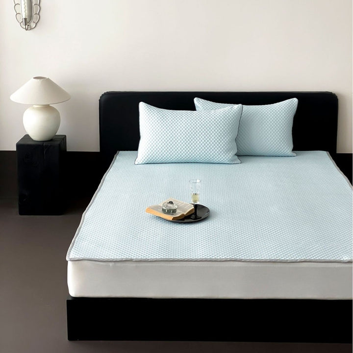 Cooling Ice Silk Bed Set, 3-Piece