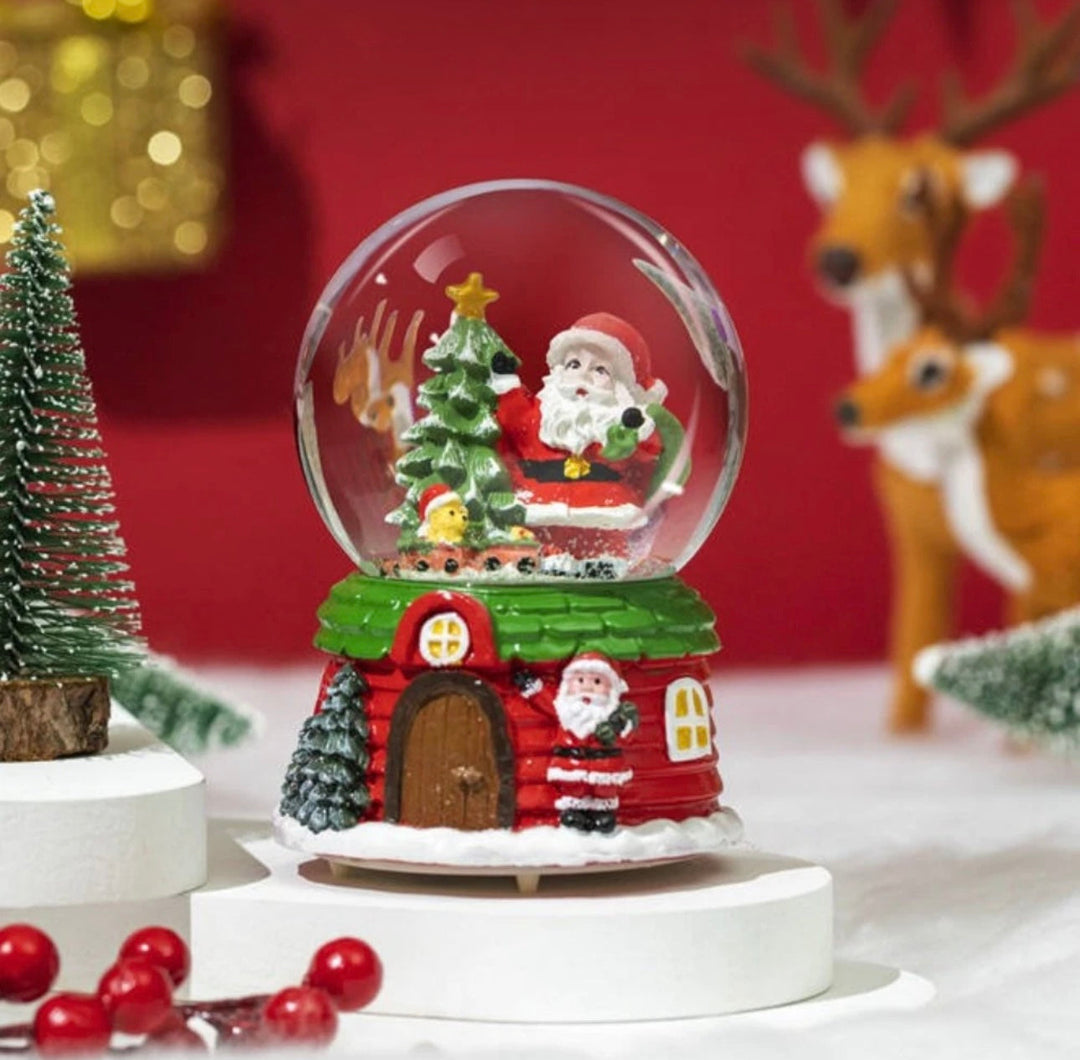 BowLift | Musical LED Santa Snow Globe