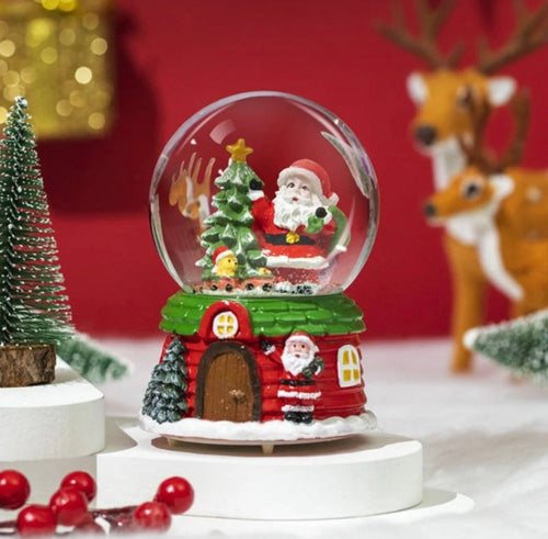 BowLift | Musical LED Santa Snow Globe