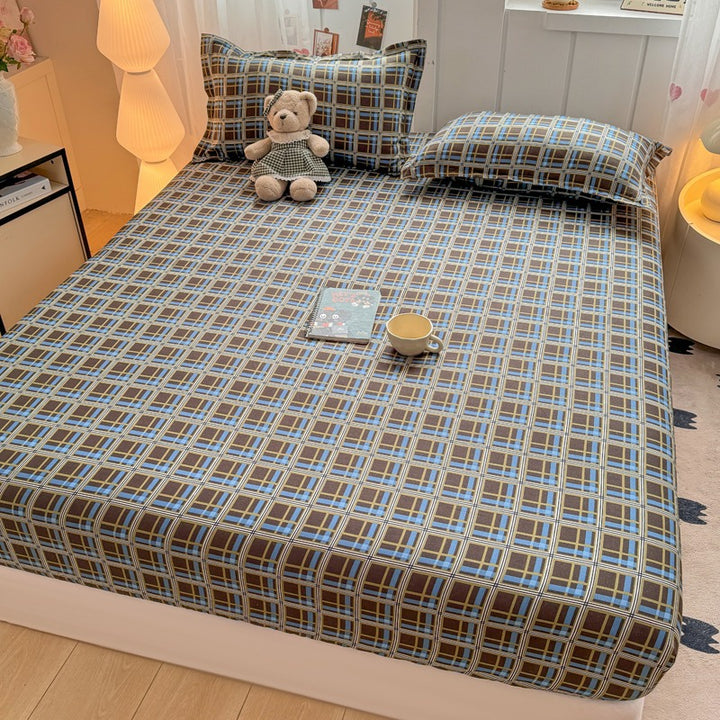 Fitted sheet made of cotton blend
