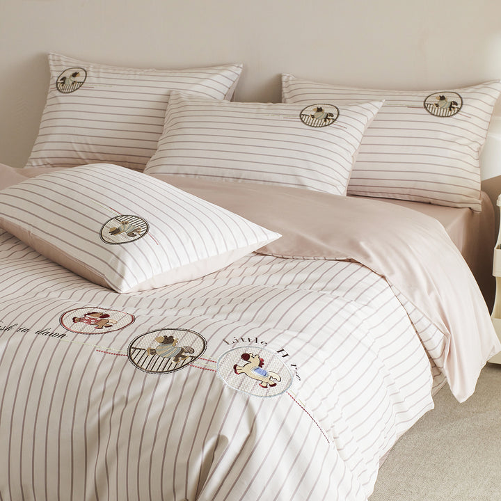 Cotton bedding set, 4-piece, cartoon pattern, long staple