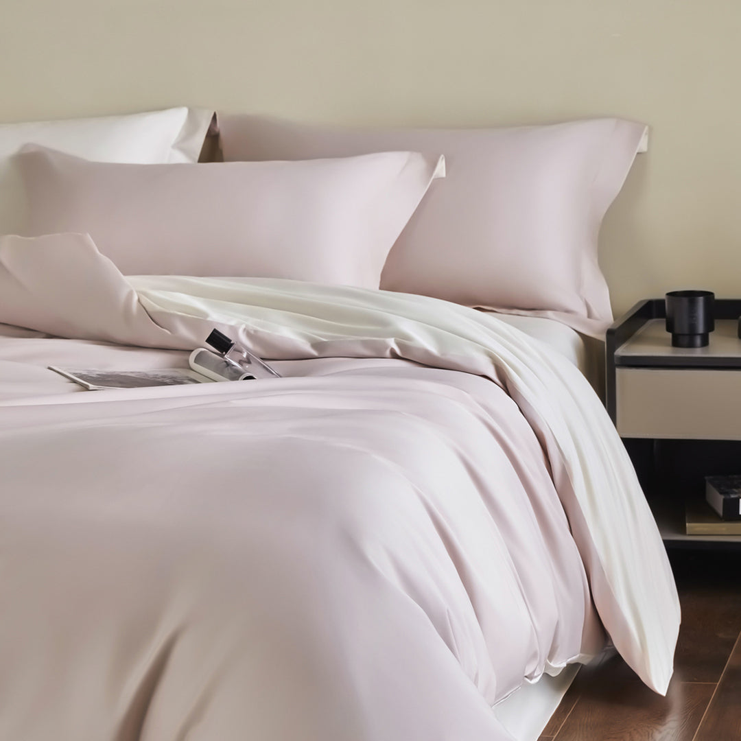 Cotton Bedding Set, Long Staple, Solid Color