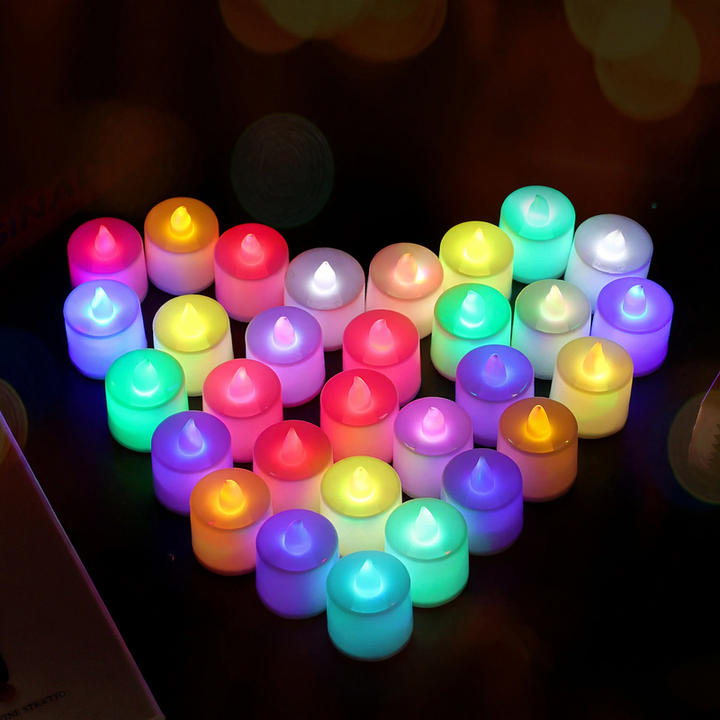 LED candle light, cylindrical