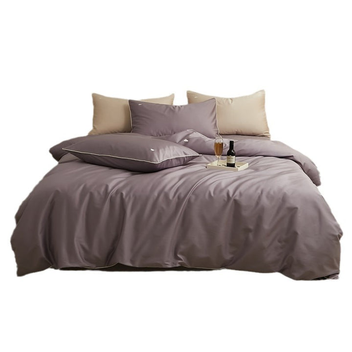 Cotton bed linen set, embroidered