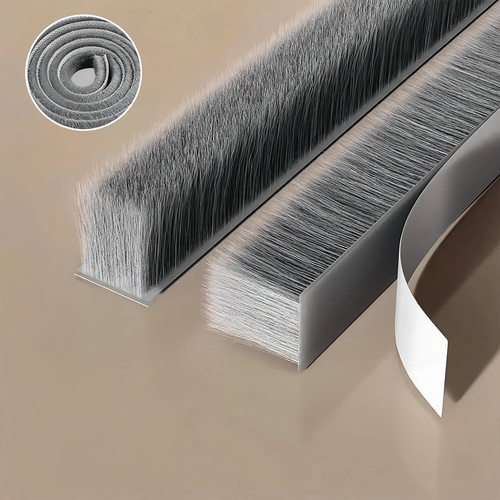 Brush seal for door and window gaps