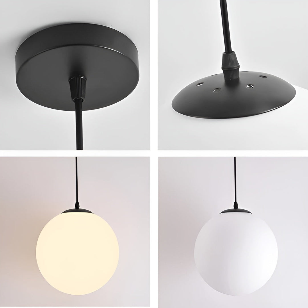 Metal pendant lamp – Modern design | Perfect for dining room & living room | Bowlift