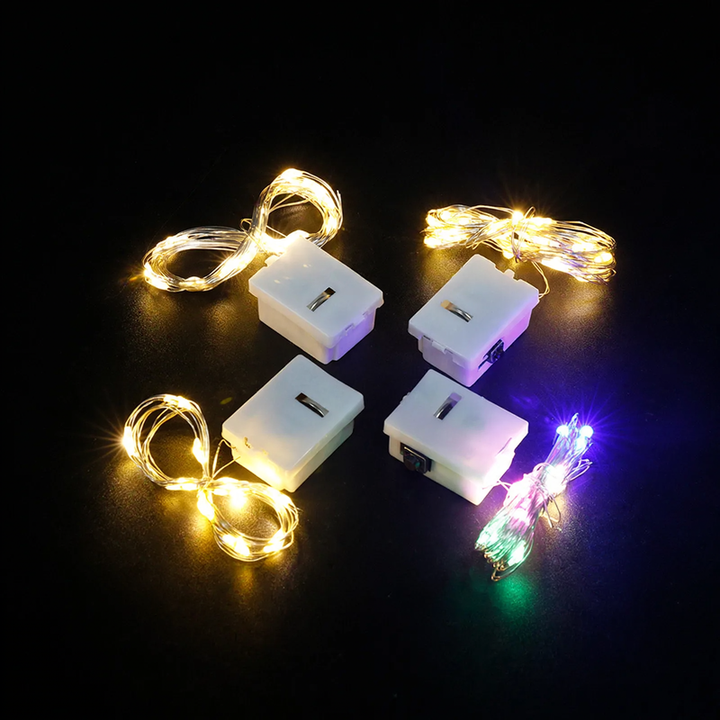 LED string lights with stars for parties and decoration