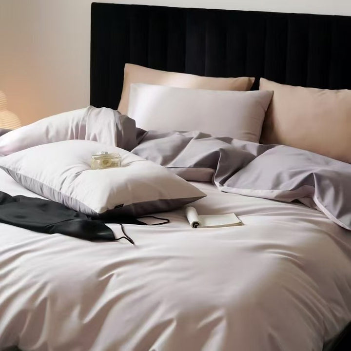 Bedding set made of long-staple cotton, satin weave