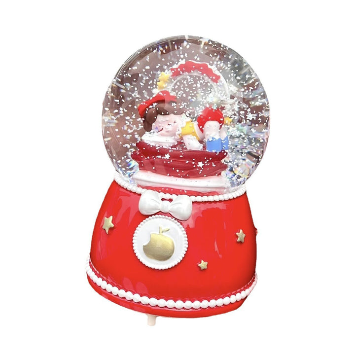 Decorative music snow globe made of resin