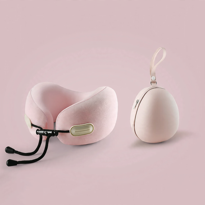U-shaped neck pillow with memory foam