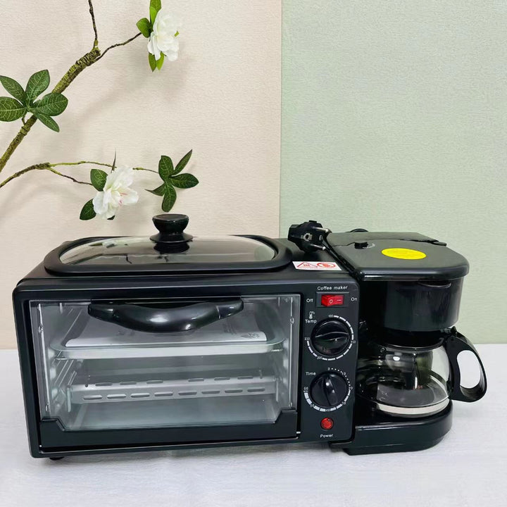 3-in-1 Breakfast Machine with Toaster and Mini Oven