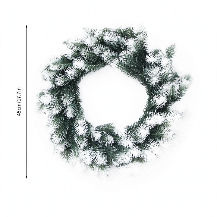 Artificial Christmas wreath made of plastic, 10-30 cm