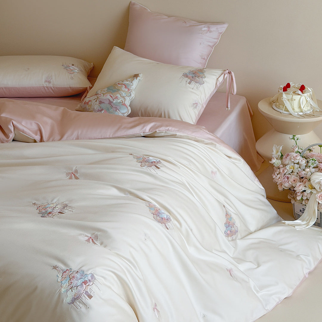 Luxury bedding set made of 100S long-staple cotton