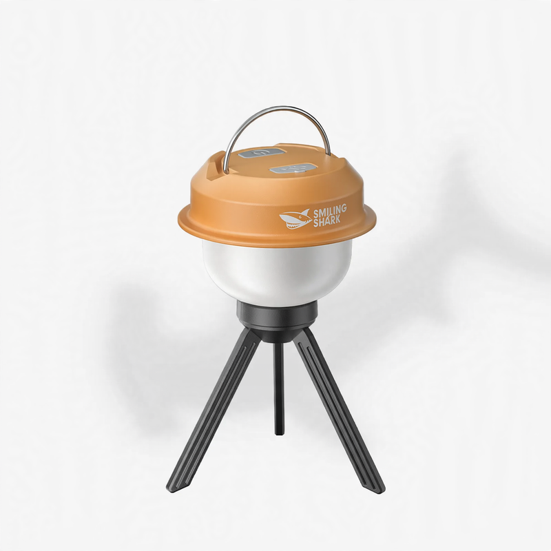 LED camping lamp with battery and emergency light function