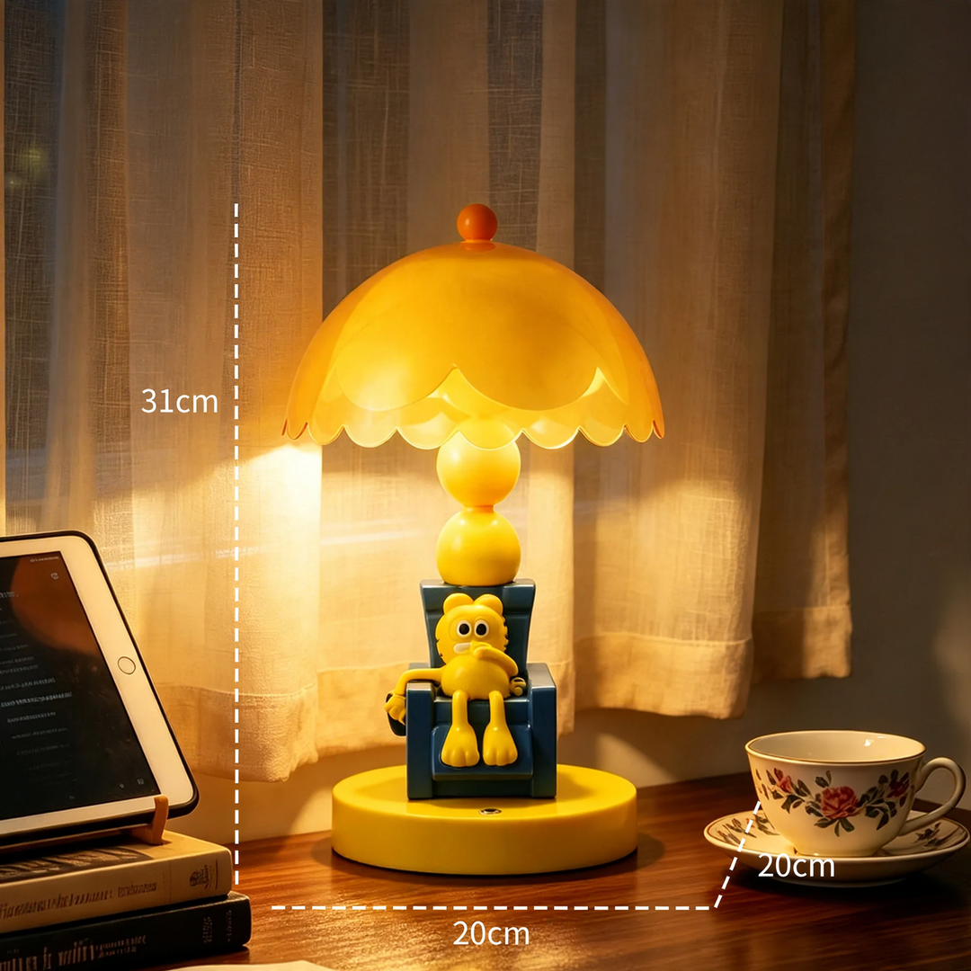 Garfield table lamp with touch control