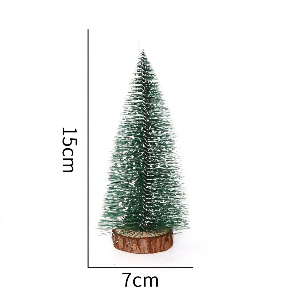 Mini Christmas tree made of PVC, snow-covered, various sizes
