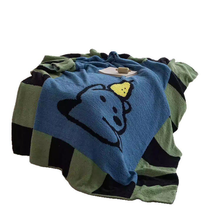Soft cuddle blanket for sofa and office, 130x170 cm