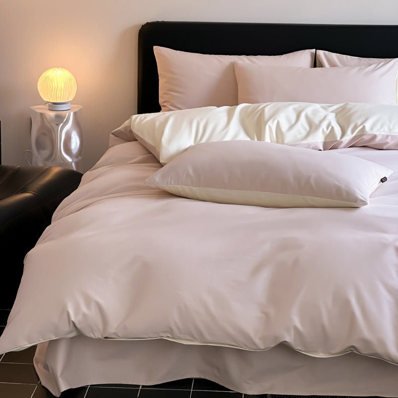 Long-staple cotton bedding set, four pieces