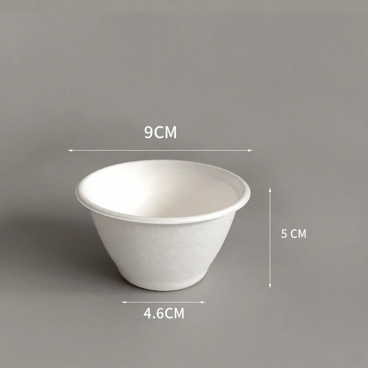 Disposable paper container, biodegradable