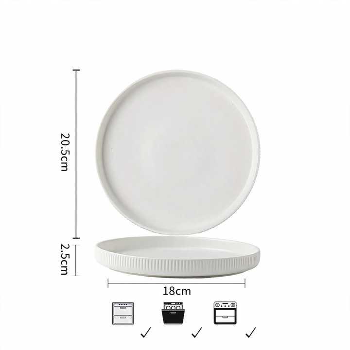 Ceramic dining set, Japanese style, various sizes
