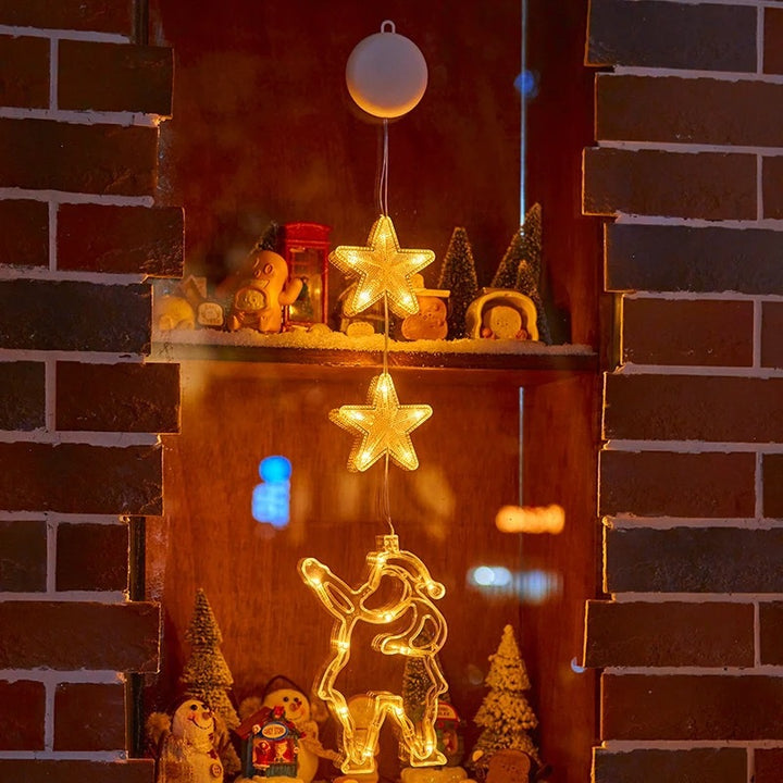 Decorative LED Suction Cup Light for Window
