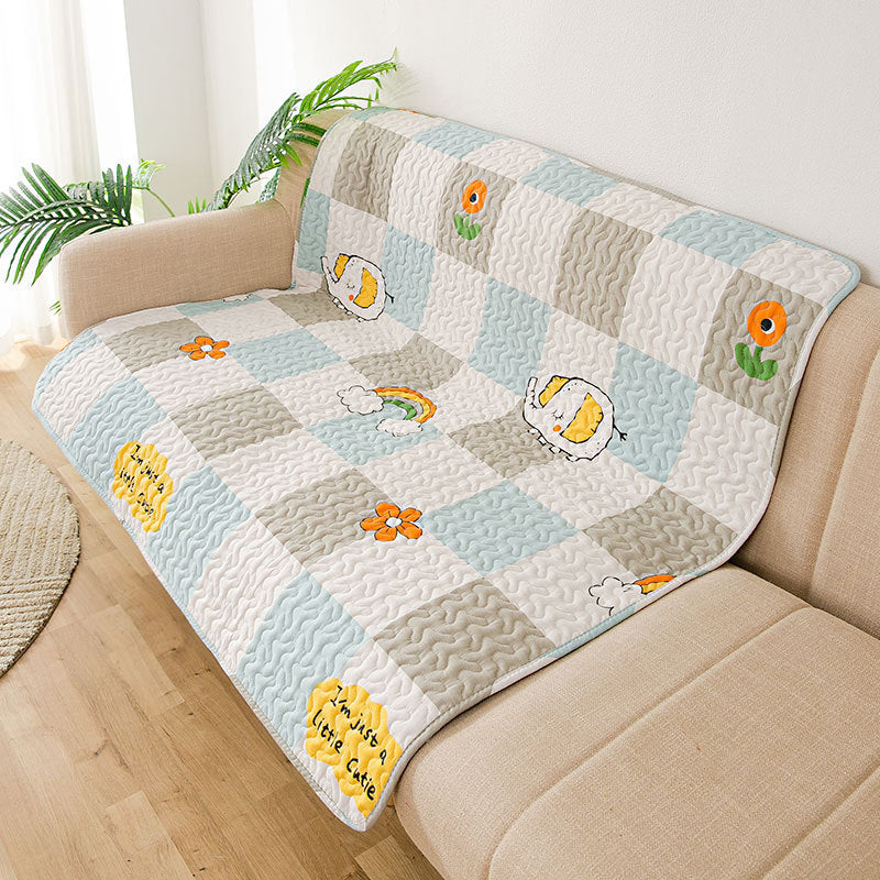 Non-slip pet mat made of cotton