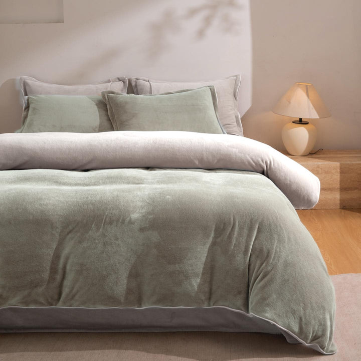 Milk fiber bedding set, 4-piece, winter, thickened