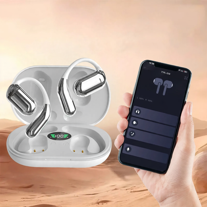 Open-Ear-Bluetooth-Headphones with Voice Control
