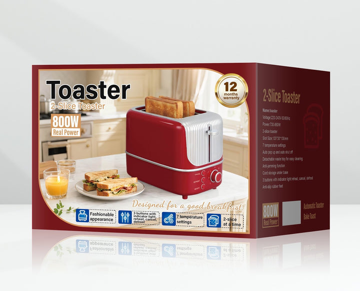 Multifunction toaster with grill and cooking function