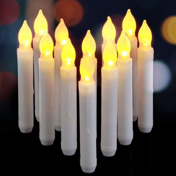 LED taper candle, electronic, 16.5 cm