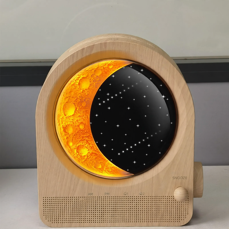 LED night light with alarm function and mood light
